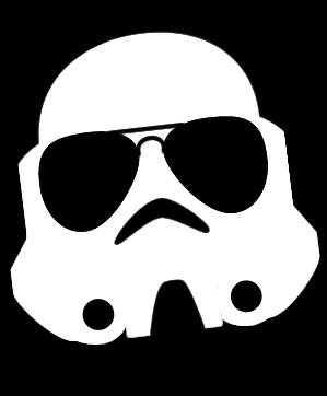 Stormtrooper with aviator shades